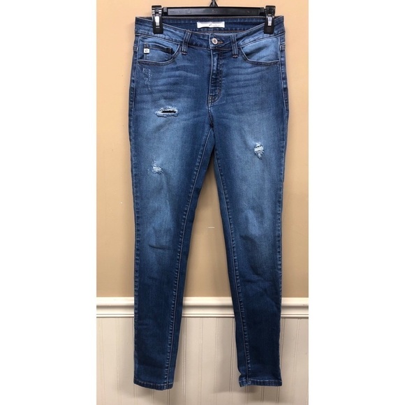 KanCan Mid Rise  Skinny Jeans Size 27 x 31 - Picture 1 of 7
